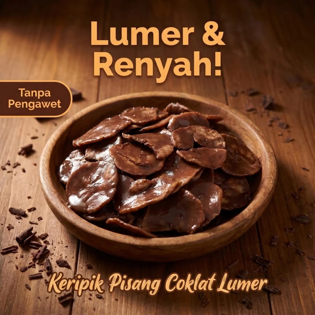 Keripik Pisang Coklat Lumer